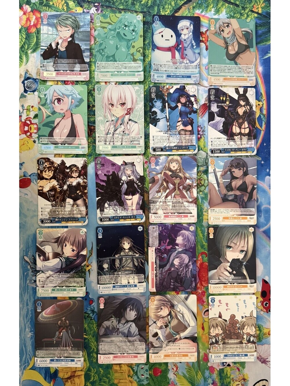 Weiss Schwarz 20 Card Lot Mixed Anime TCG RAW D7